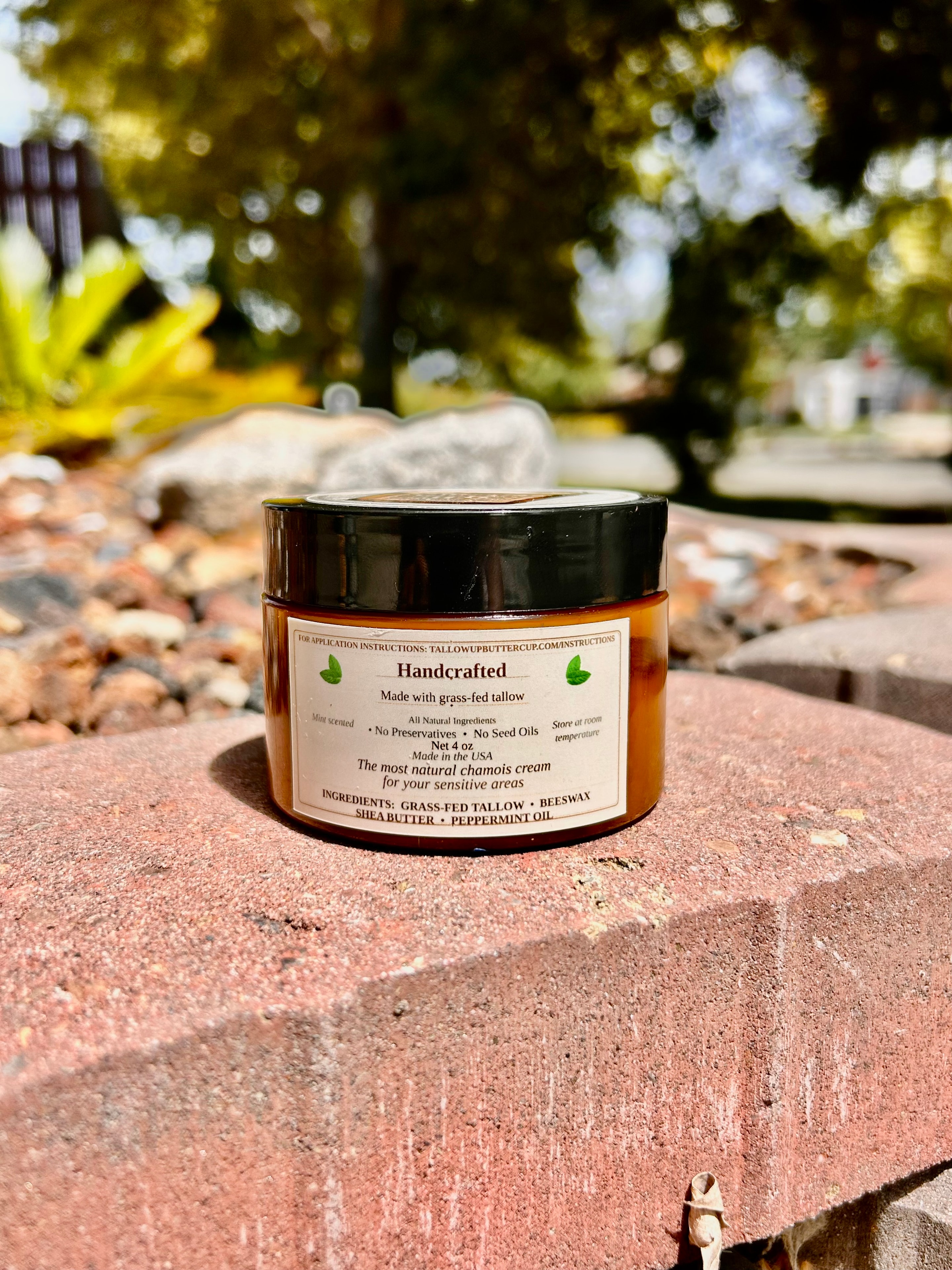 Tallow Up! Butt'r Cup Chamois Cream — 8oz handcrafted jar